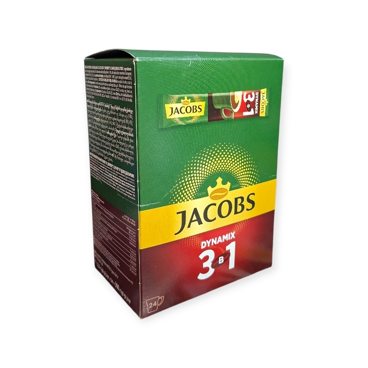Кава розчинна Jacobs 3 в 1 Dynamix 24 шт