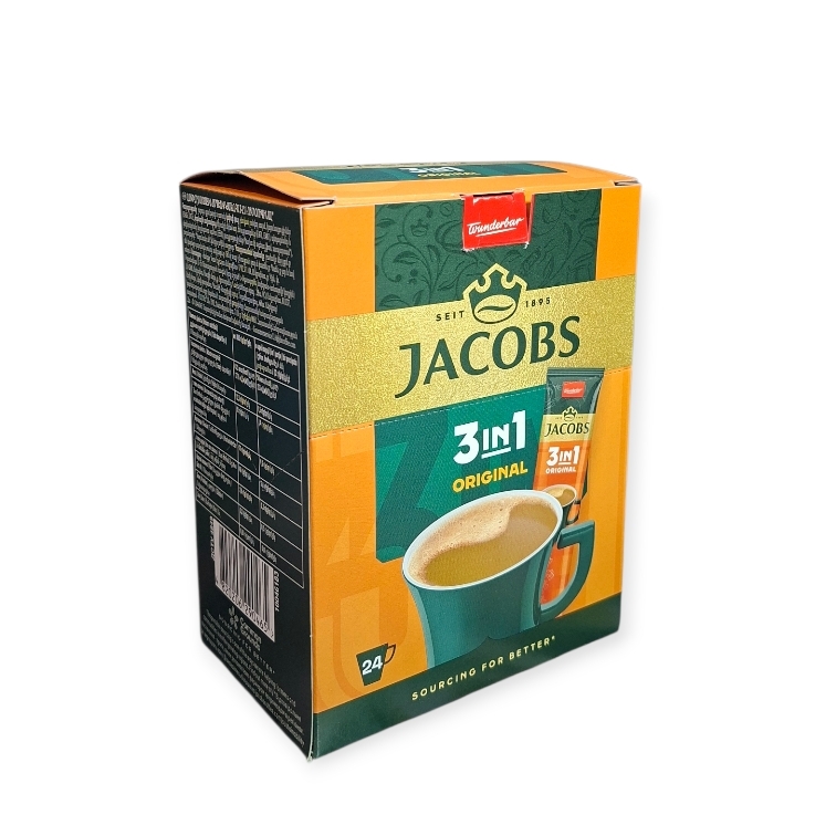 Кава розчинна Jacobs 3 в 1 Original 24 шт