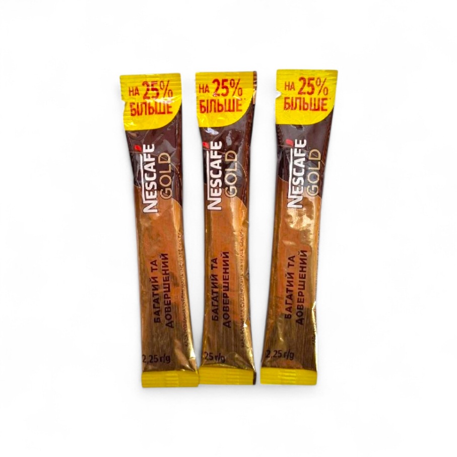Кава розчинна Nescafe Gold стік 25 шт
