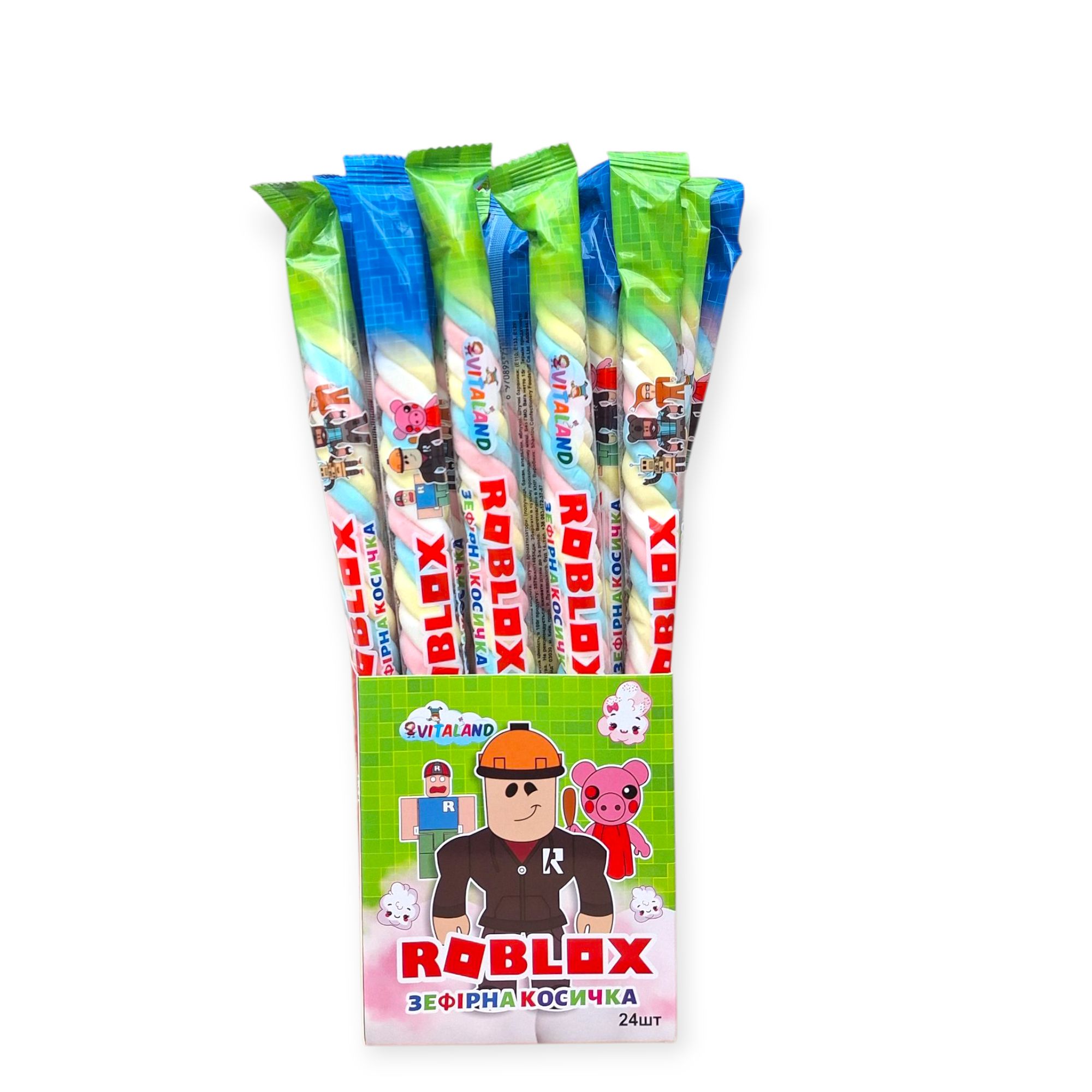 Зефир коса Roblox Роблокс 24 шт