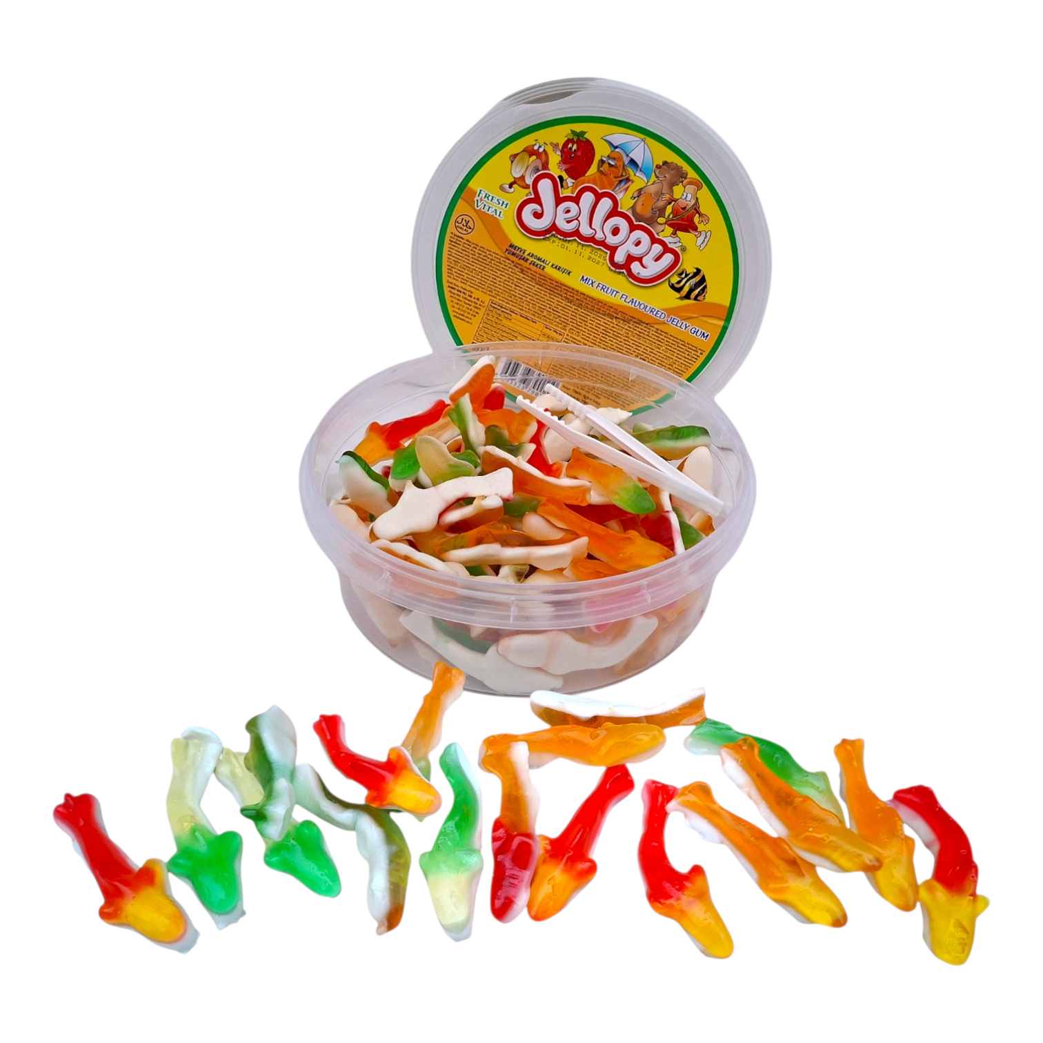 Желейки Акулы Фруктовый микс Jellopy 500 г