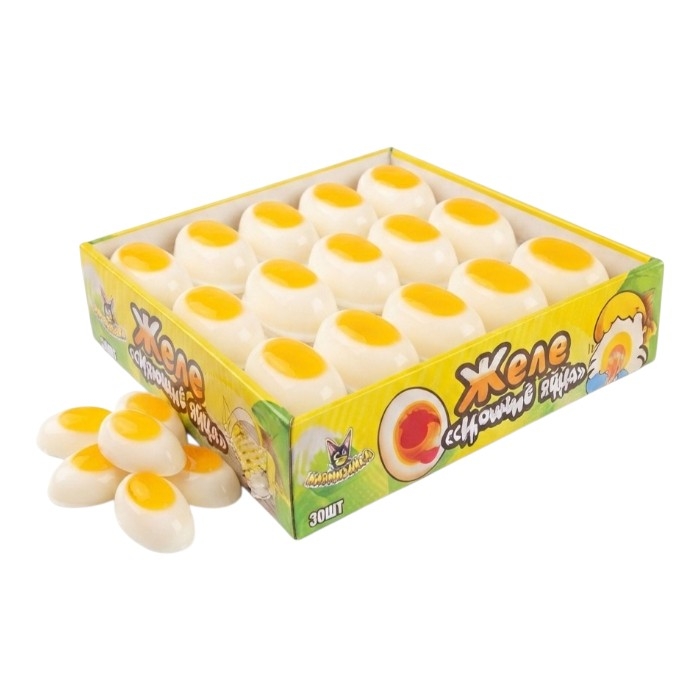 Пудінг желейки Яєчня Flowing Egg Jelly Pudding Мармизяка 30 шт 1 кг