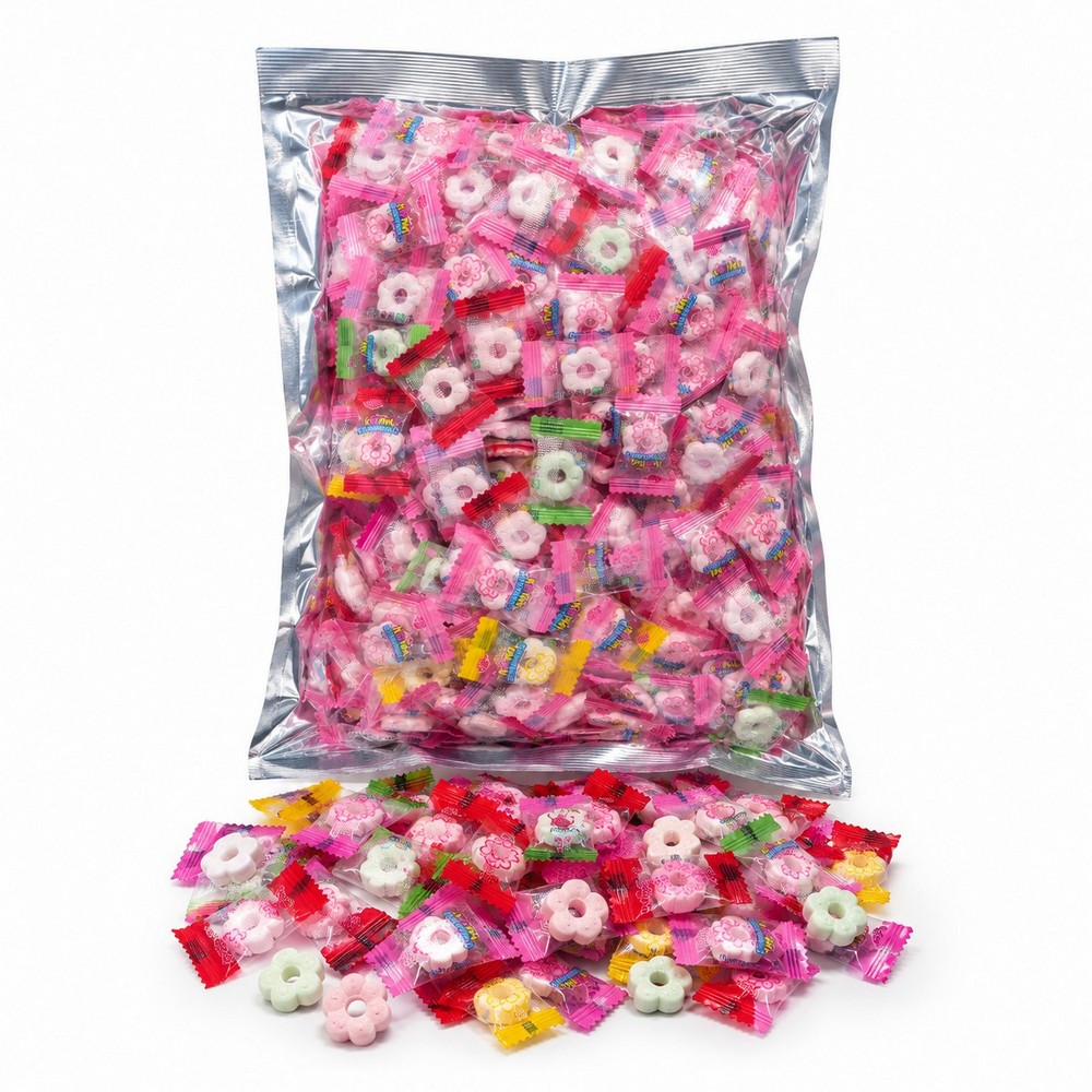 Flower Candy Цукерки Фруктово-мятні Квіточка без цукру з Вітаміном C 0,5 кг