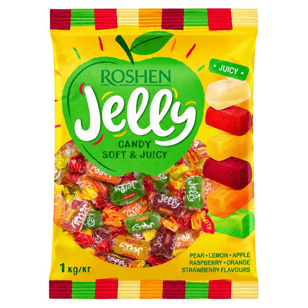 Желейні цукерки Jelly Mix Фруктовий мармелад Рошен 1 кг