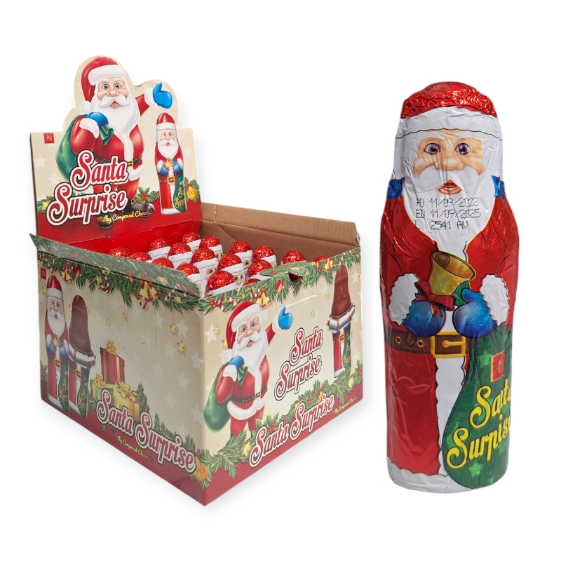 Шоколадний Дід Мороз з сюрпризом Santa Surprise 38г 24шт