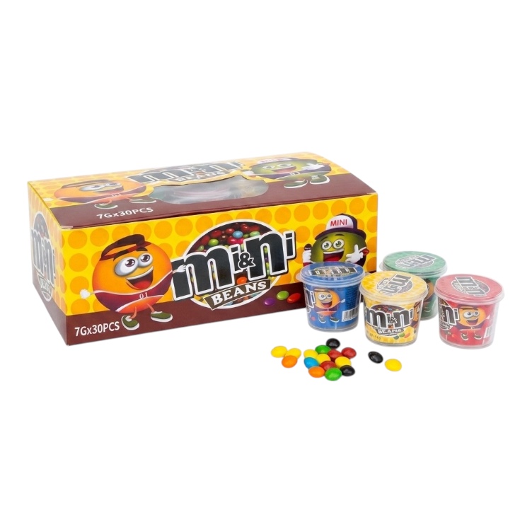 Mini Beans Шоколадні боби у стаканчику 30 шт