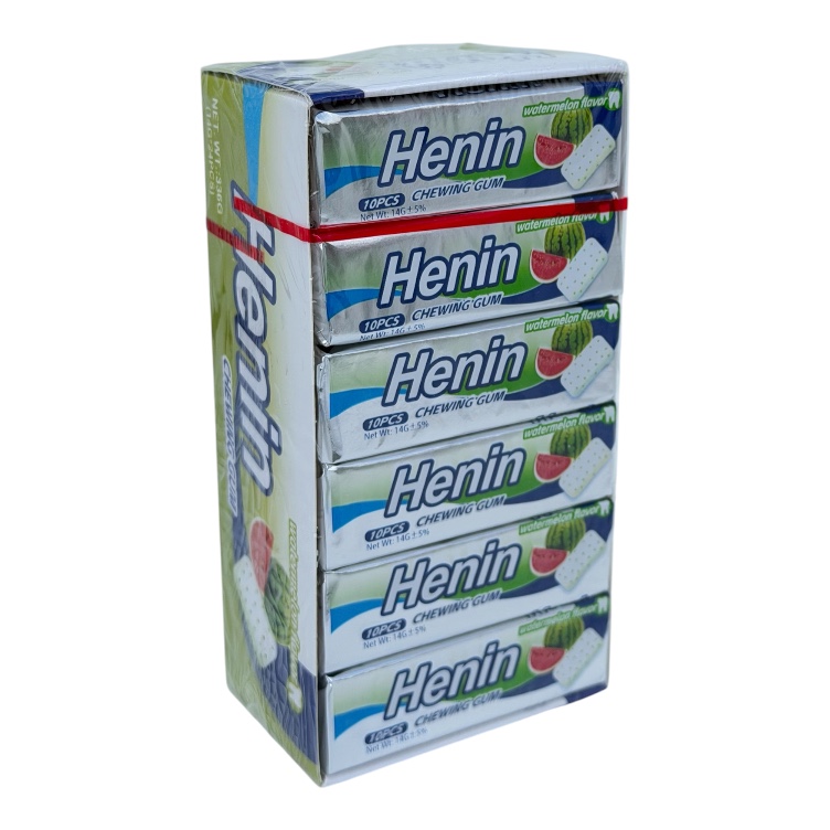 Жуйки Henin Mix (мята, чорниця, кавун) 24 шт Жуйки Henin Mix (мята, чорниця, кавун) 24 шт
