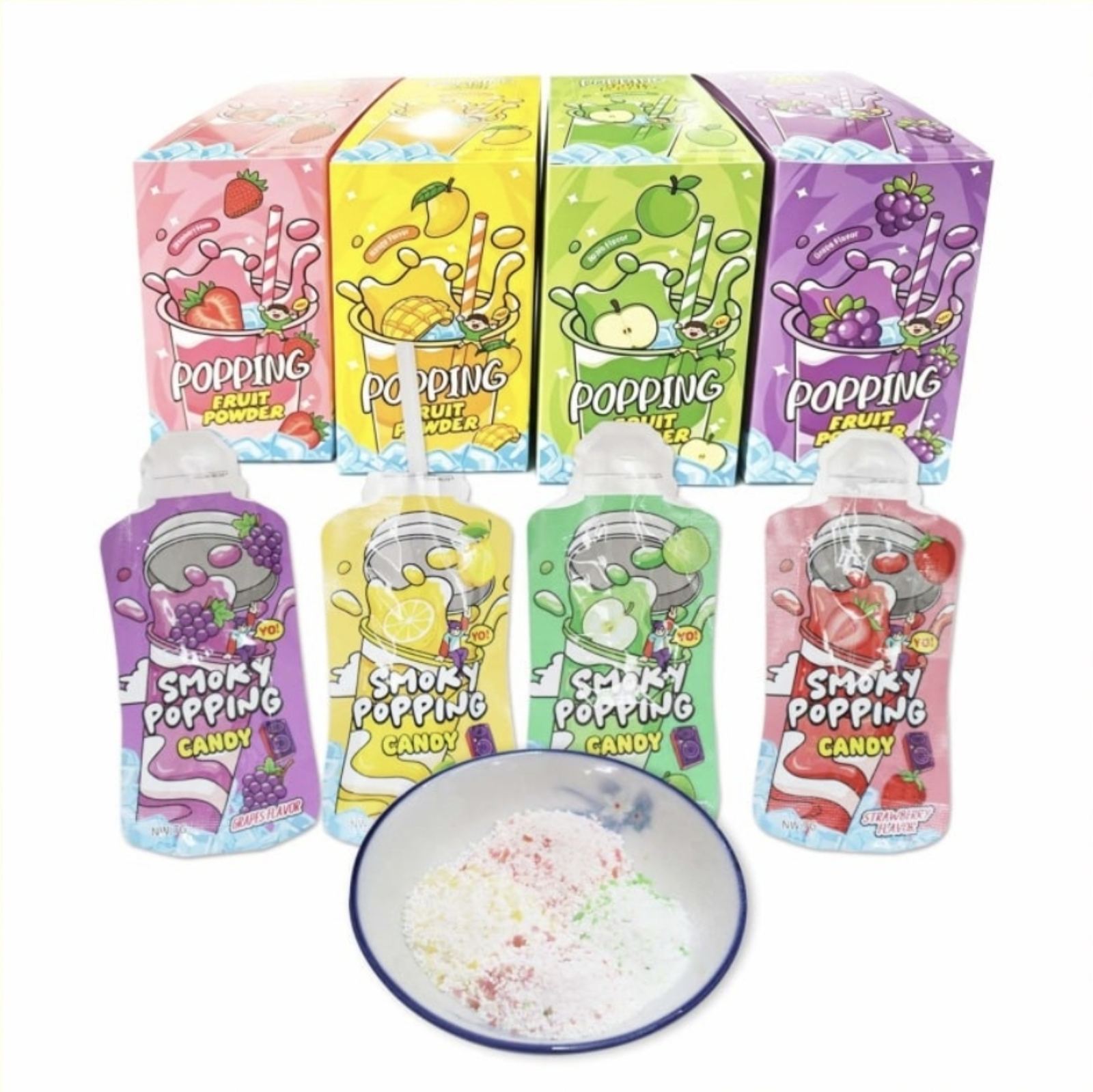 Стріляюча карамель Popping candy з вітаміном С 30 шт Стріляюча карамель Popping candy з вітаміном С 30 шт