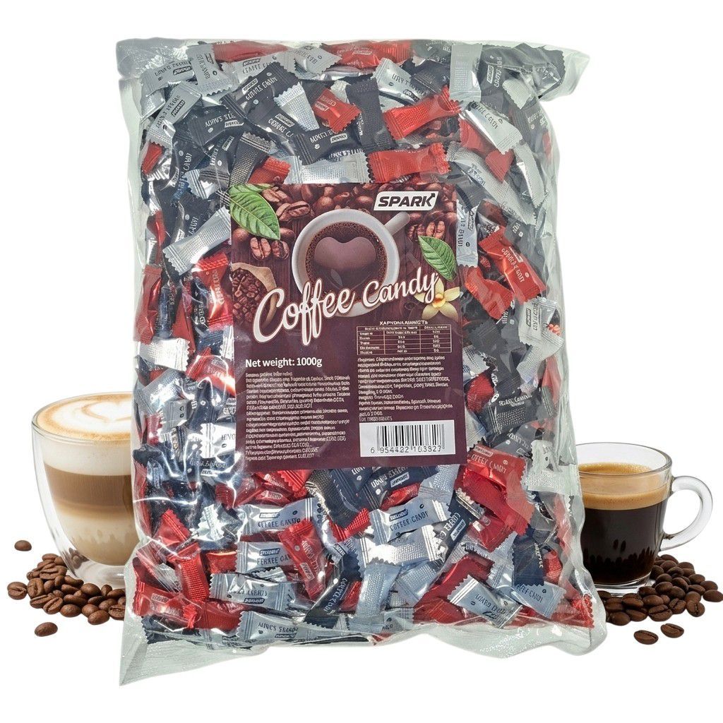 Кавові цукерки Coffee candy (кава, капучино, карамель) 1 кг Кавові цукерки Coffee candy (кава, капучино, карамель) 1 кг